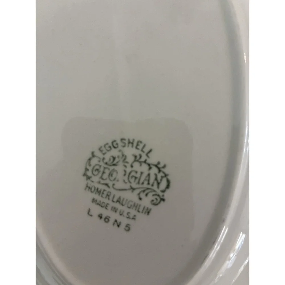 Homer Laughlin Butter Dish Eggshell Georgian 8.75